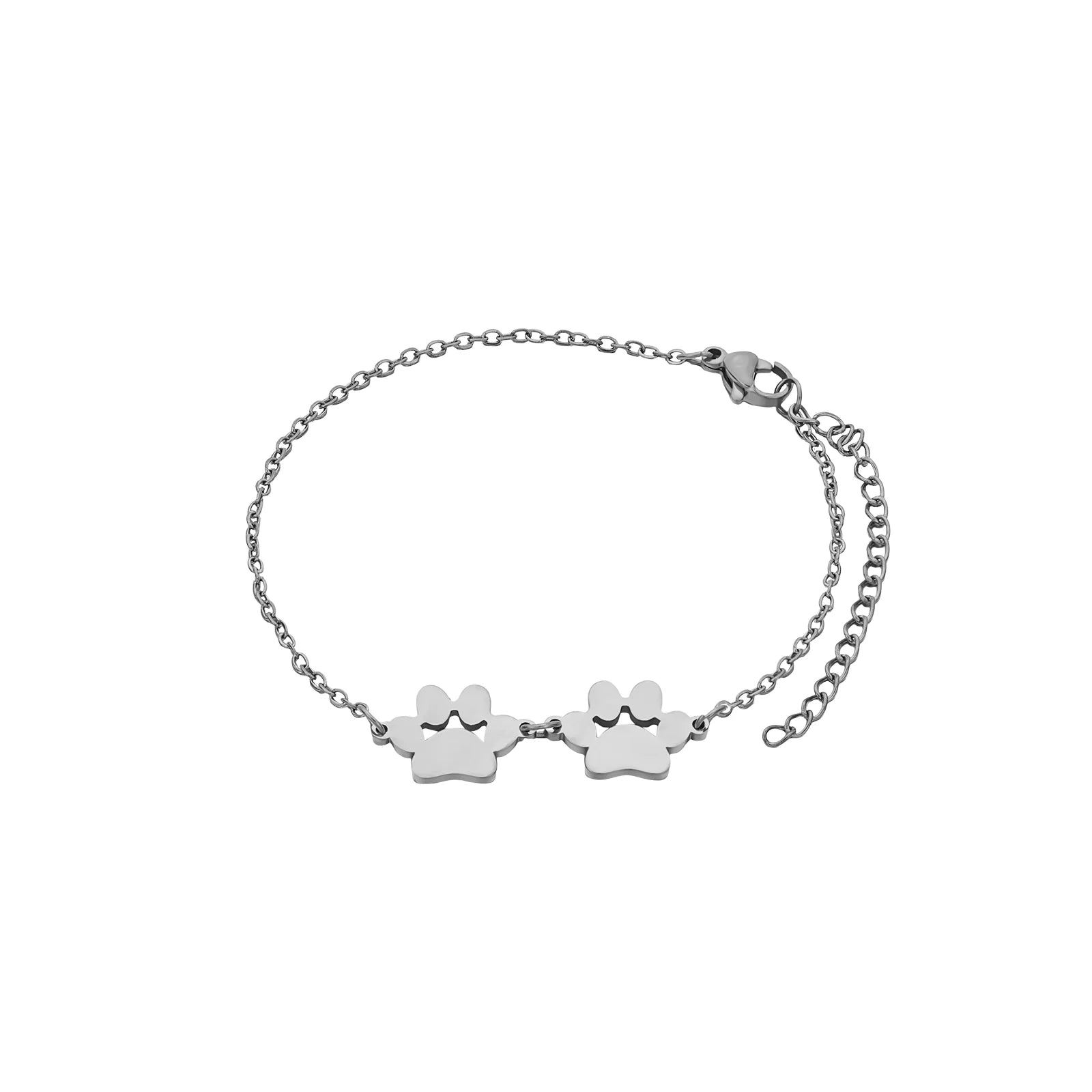 Pawprint charm bracelet