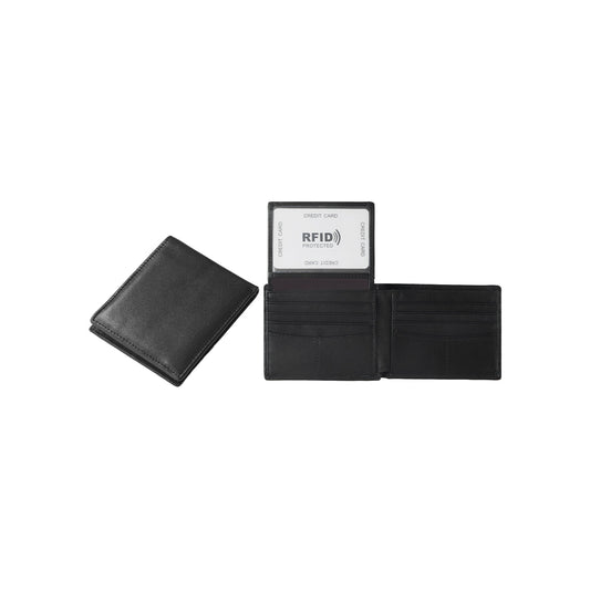 Engraved Leather Bifold Wallet