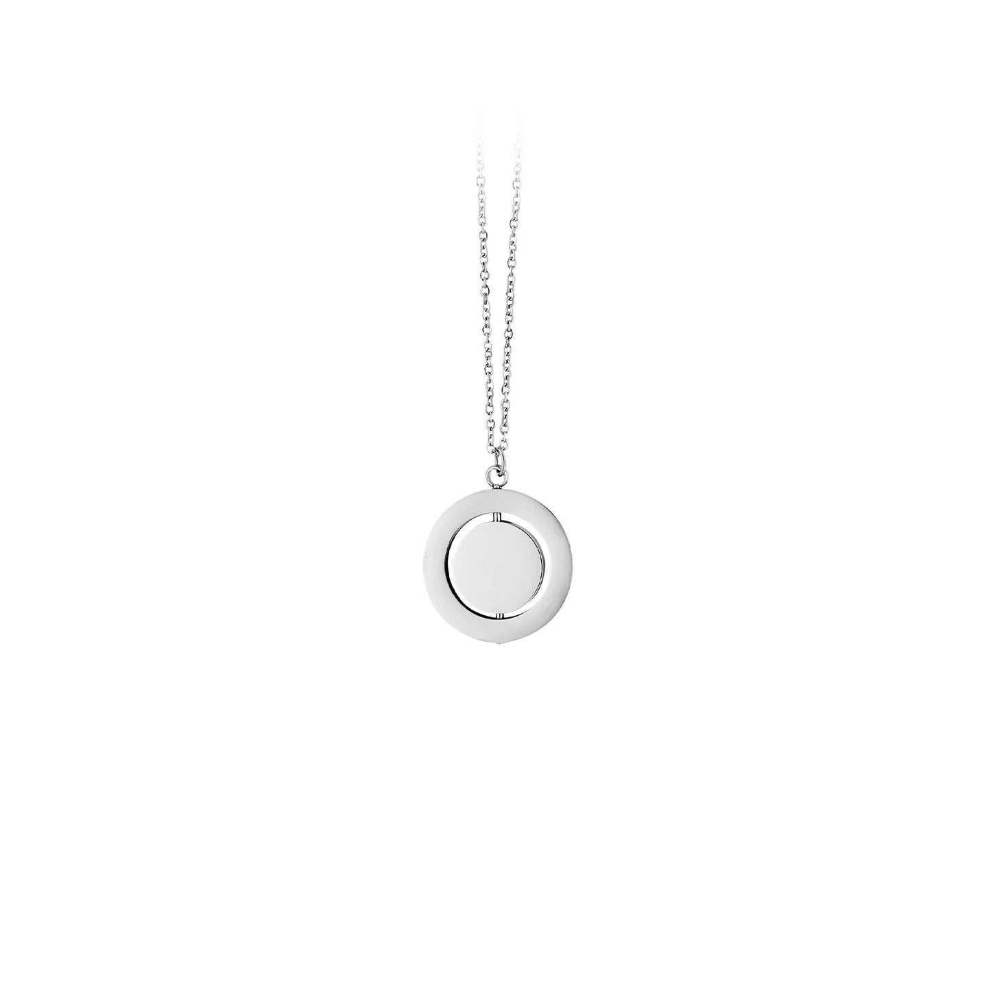 Spinner necklace worn