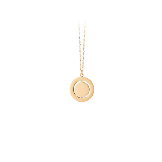 Spinner anxiety necklace, engraved