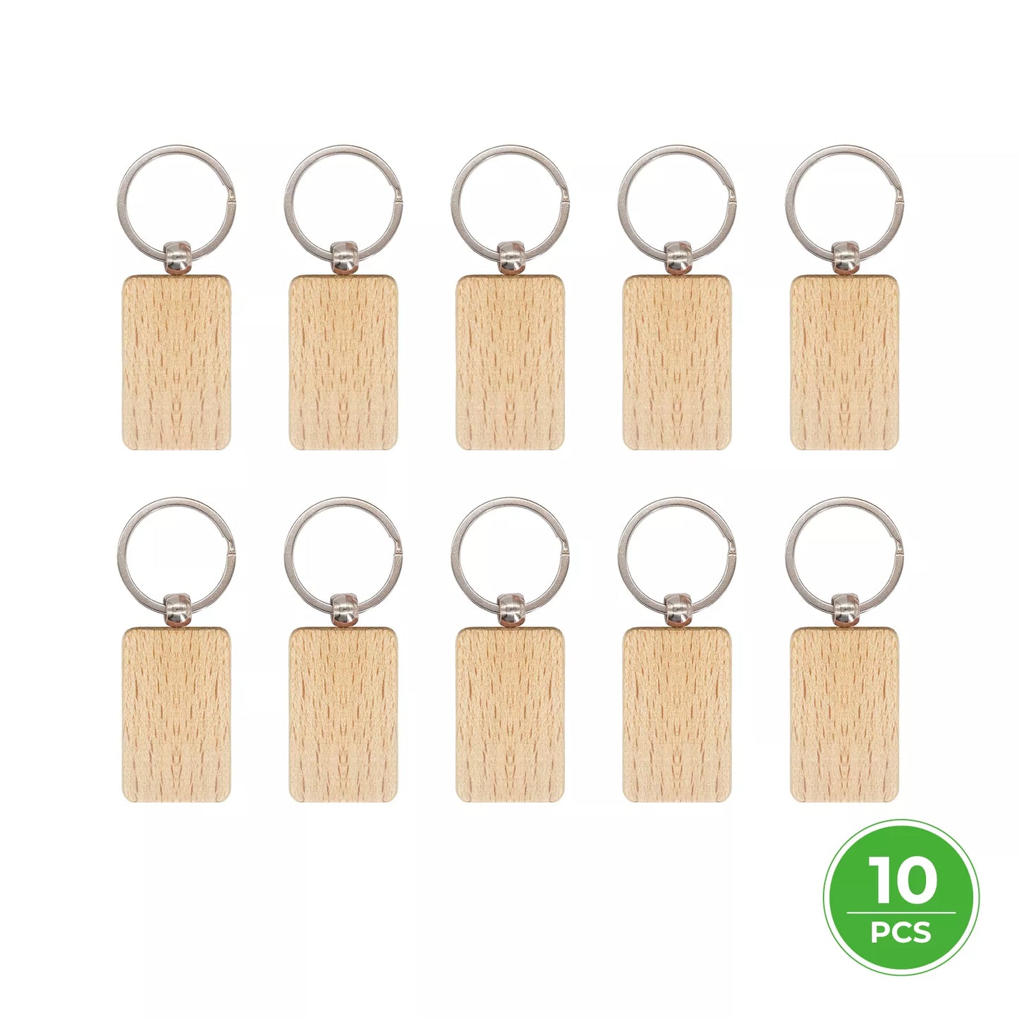 Wooden keychain pack
