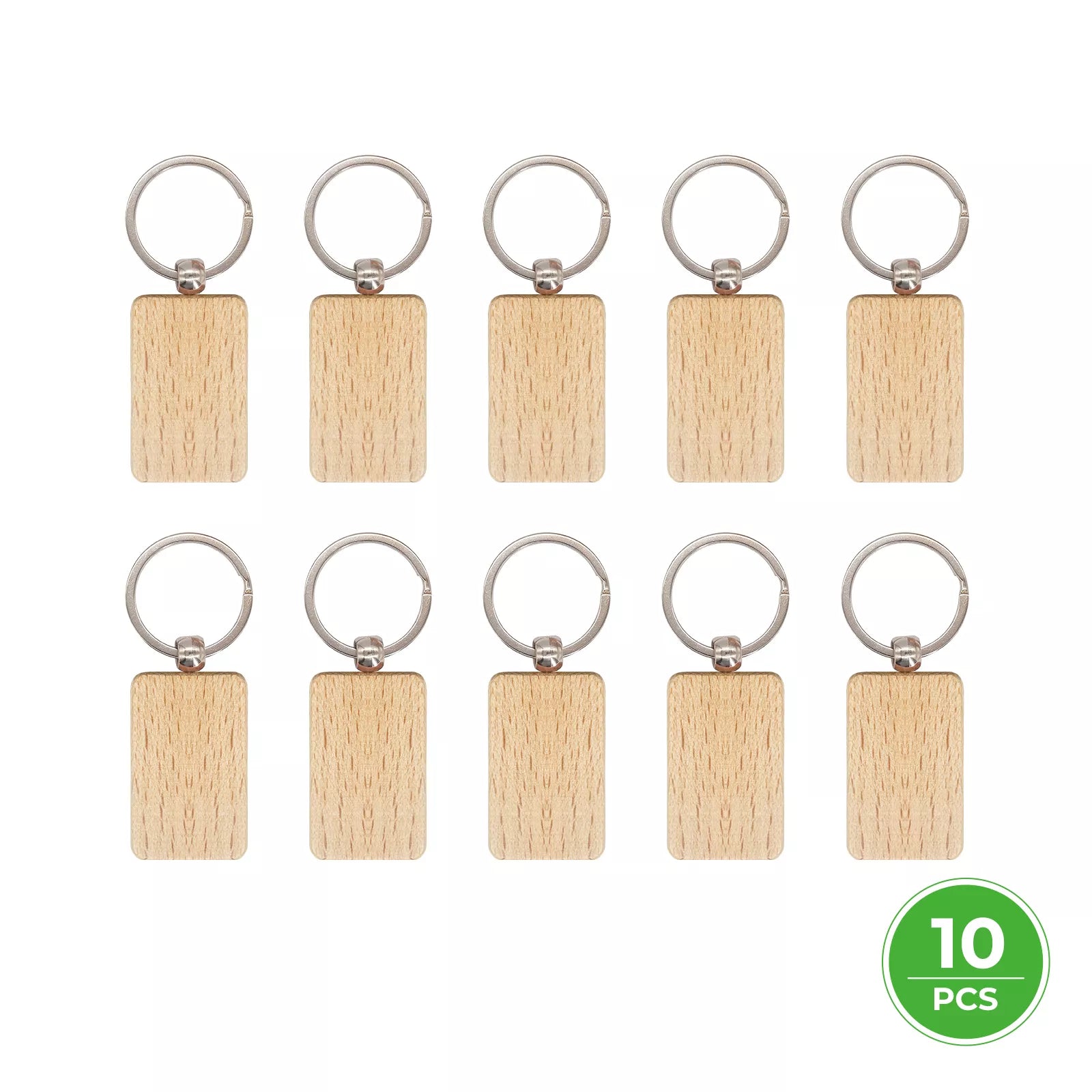 Wooden keychain pack