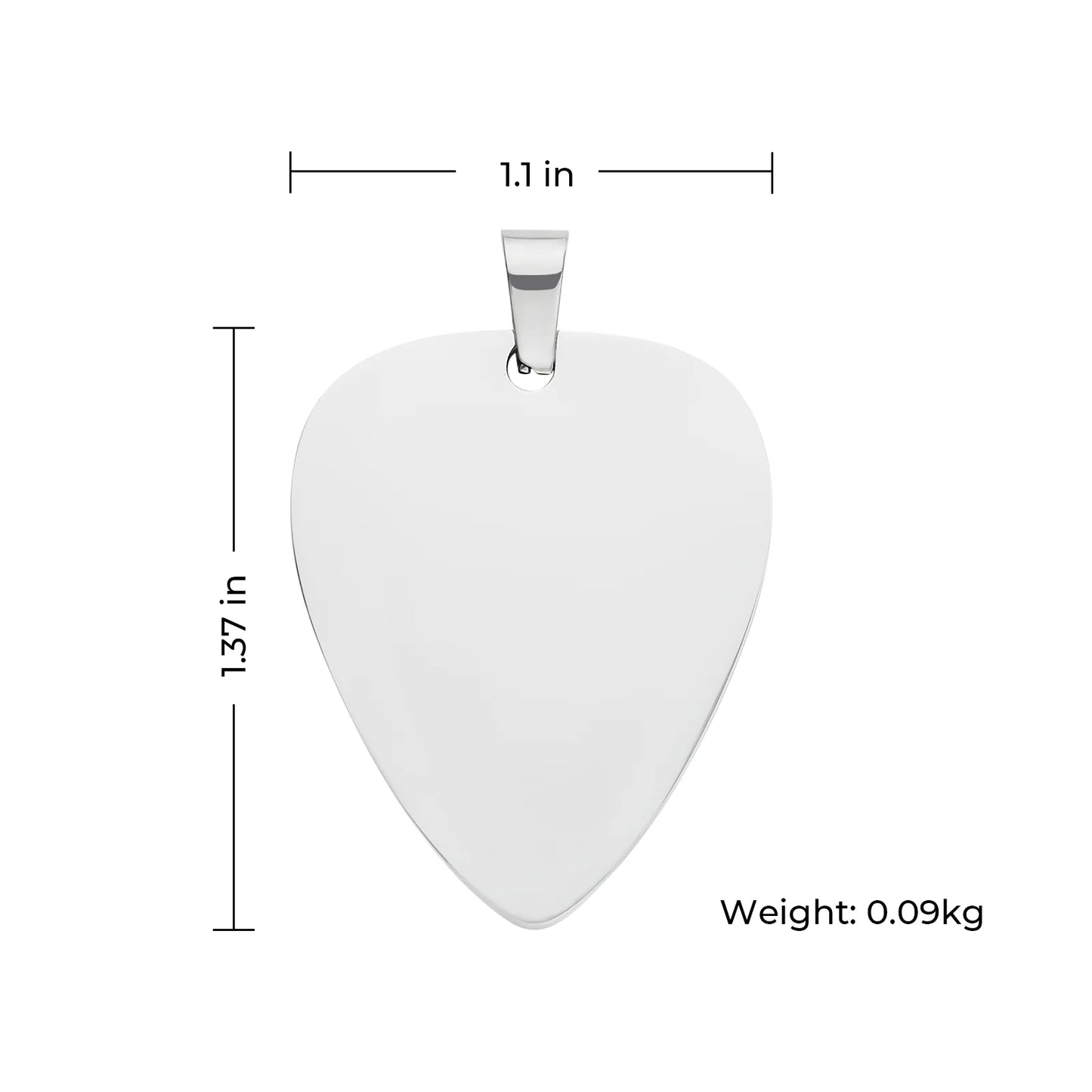 Guitar pick pendants