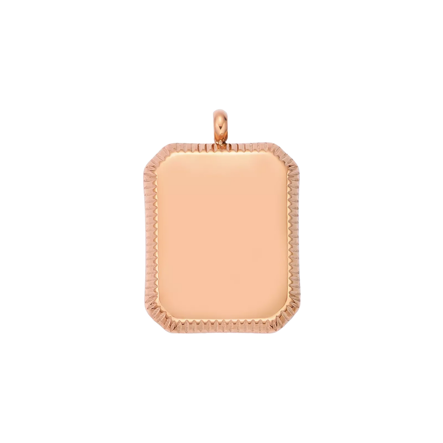 Square pendant necklace