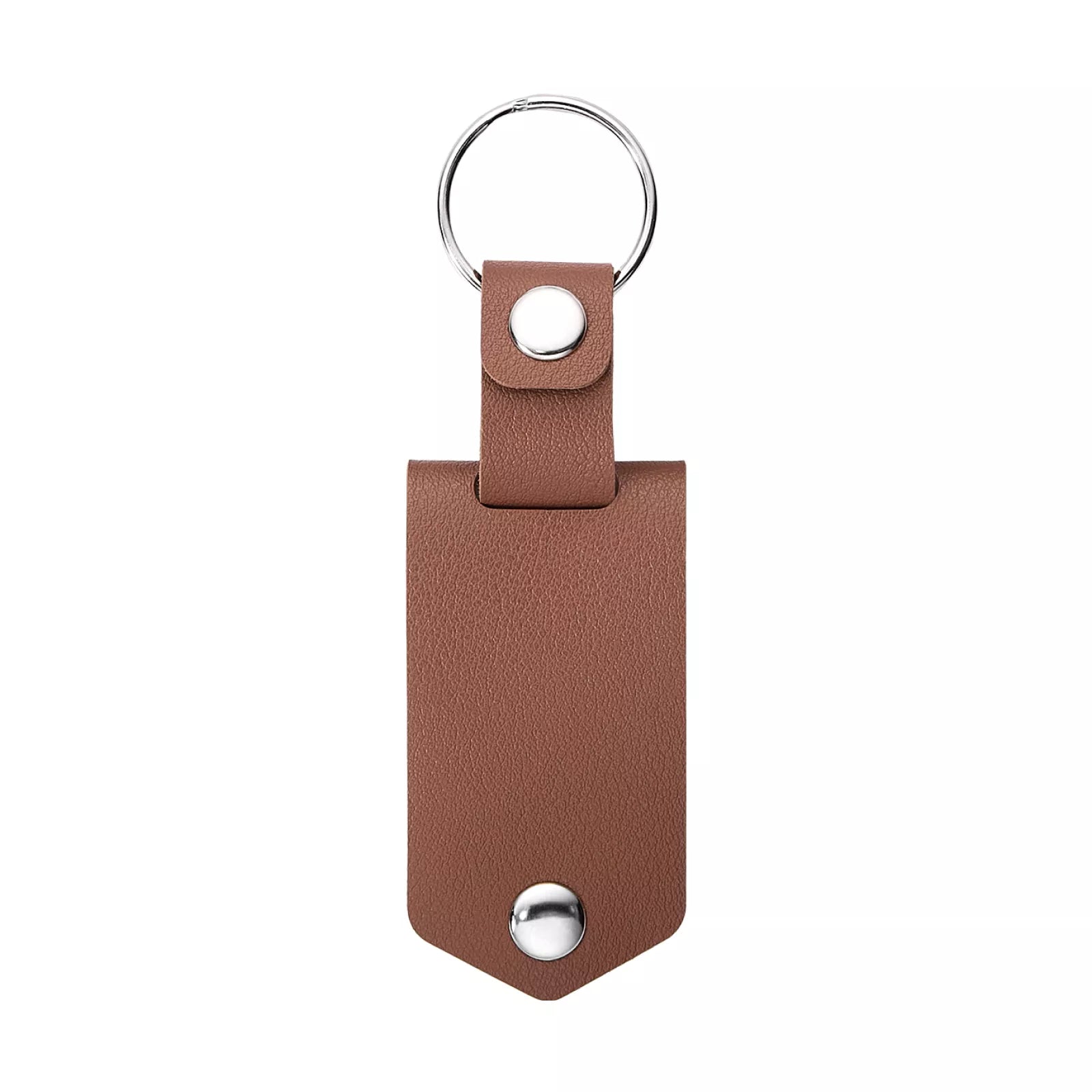 PU leather keychain holders with aluminum photo sheet