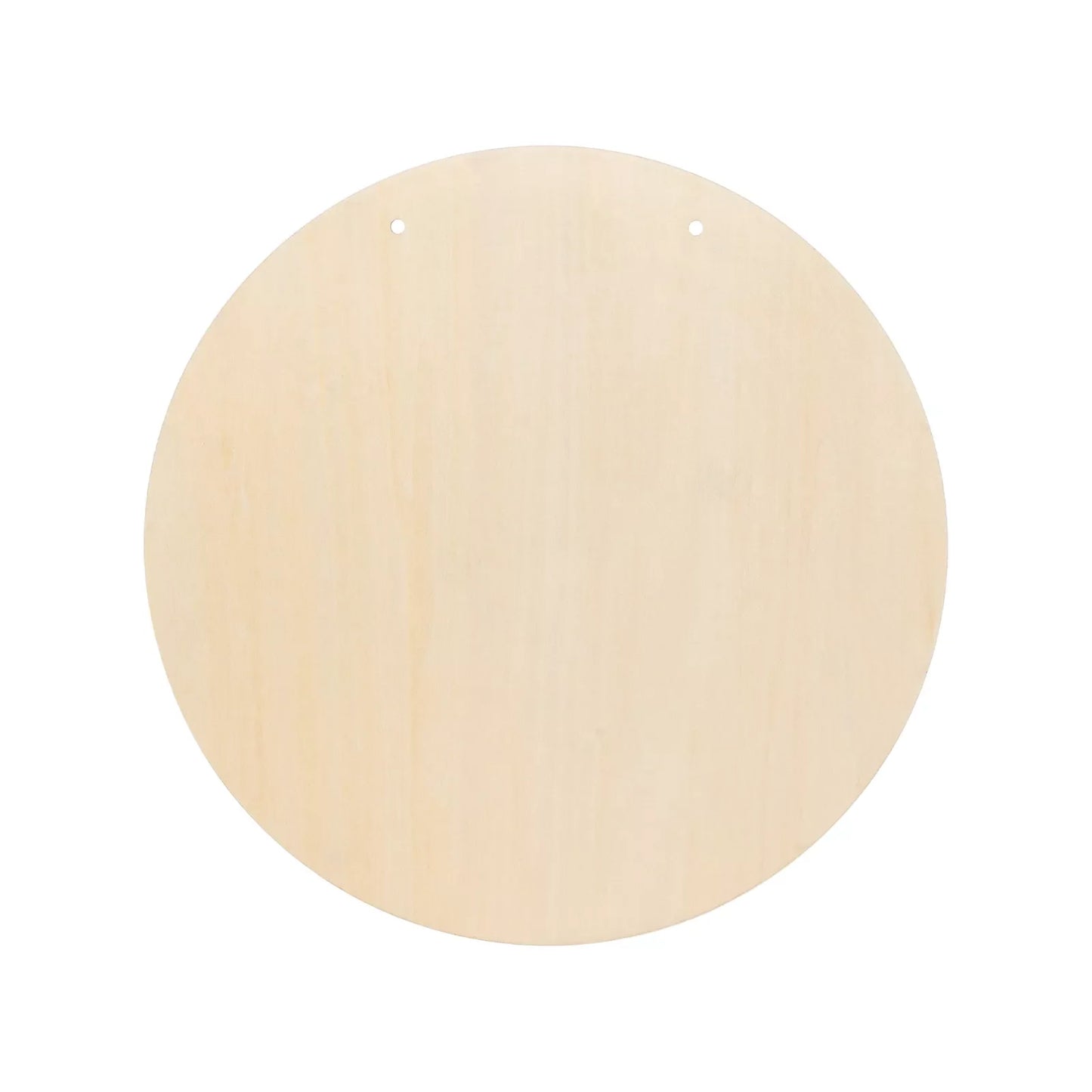 Unfinished basswood rounds for engraving