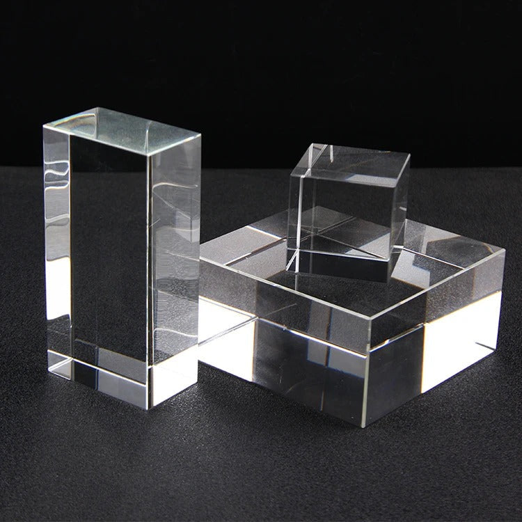 60x60x100 mm regular edge crystal blocks