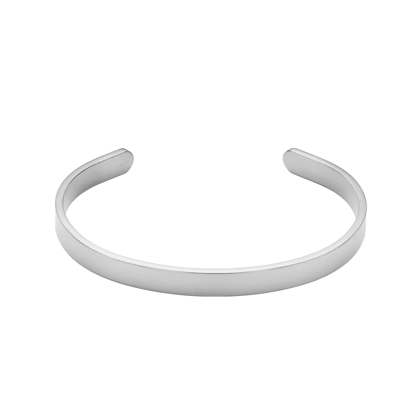 Silver cuff bracelet
