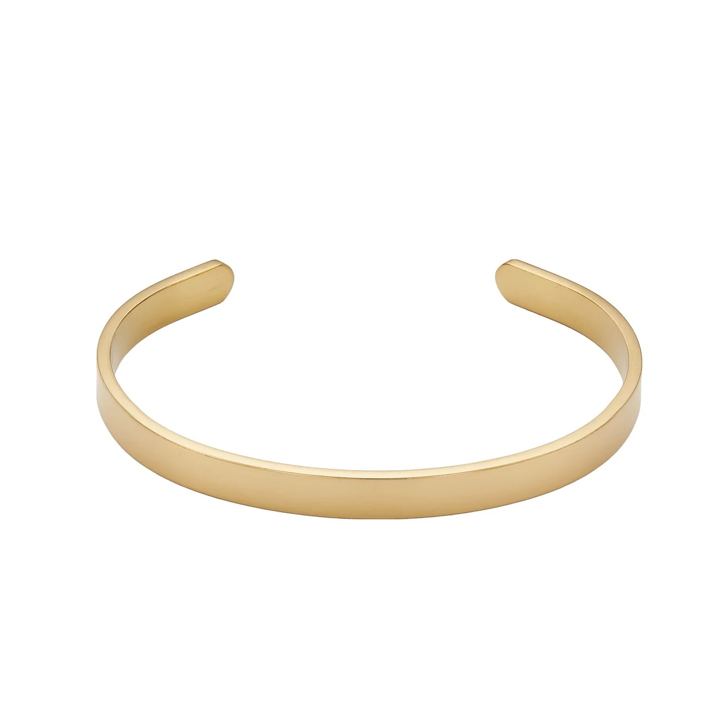 Gold cuff bracelet