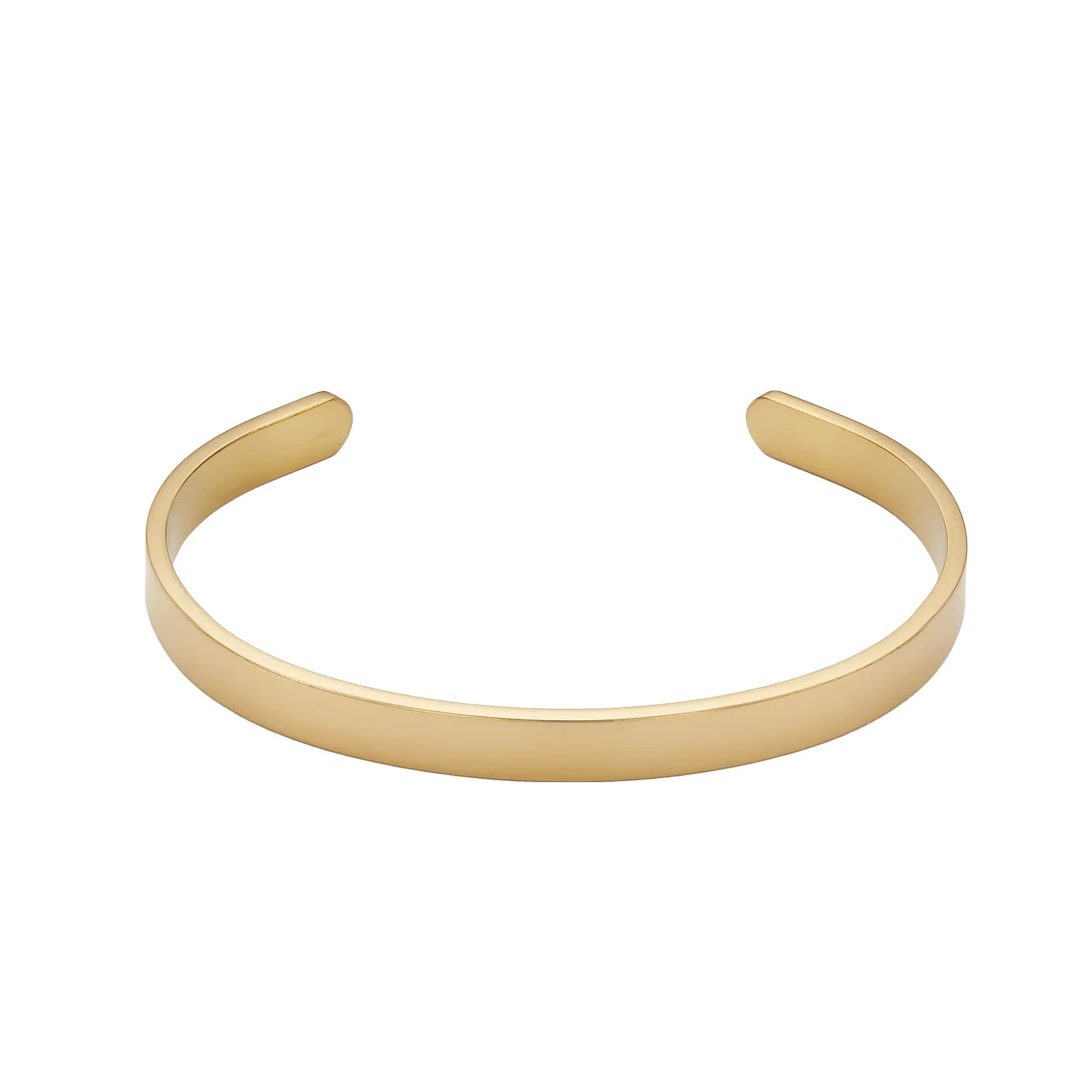 Gold cuff bracelet