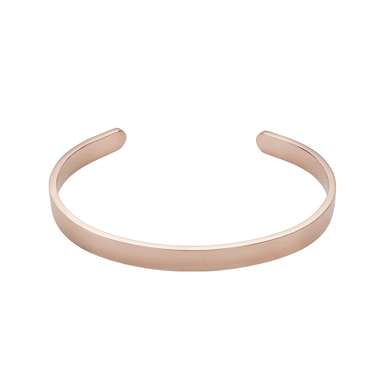 Rose gold cuff bracelet