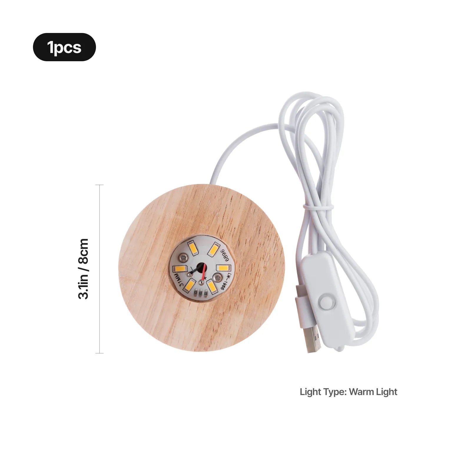 Round LED base dimensions